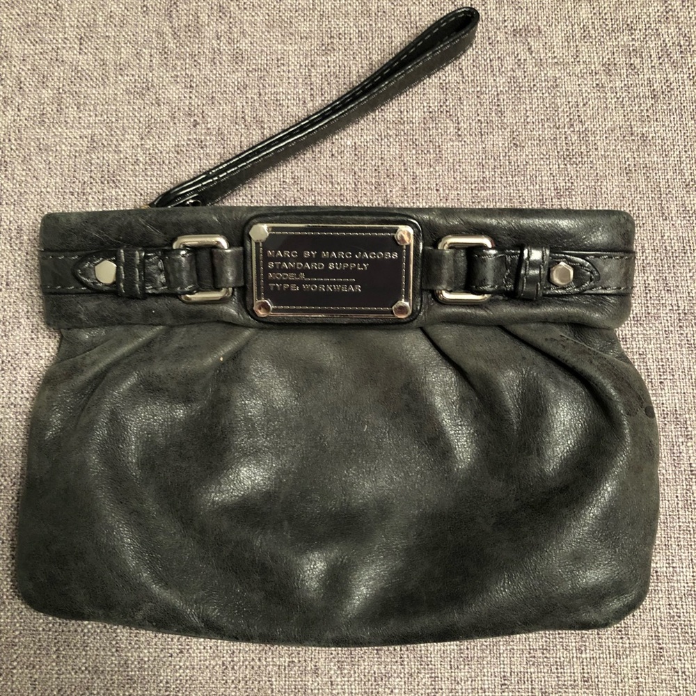 Marc by Marc Jacobs Leather Wristlet Clutch